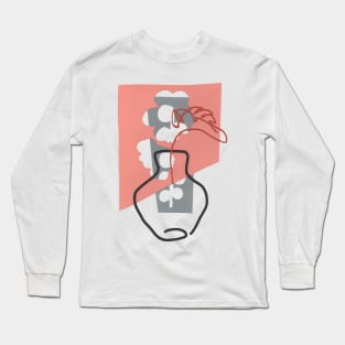 Abstract Flowers 1 Long Sleeve T-Shirt